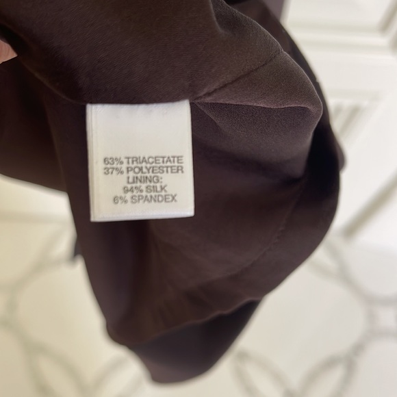 St. John dress brown with twist detail - Picture 5 of 5